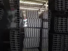 أنبوب مجلفن مجلفن بالغمس الساخن قبل أنبوب فولاذي مربع مجلفن مستطيل الشكل